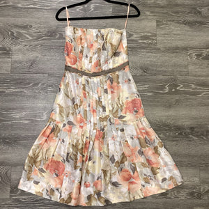 Rebecca Taylor Floral Pleated Front DRESSES 6