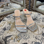 Load image into Gallery viewer, Stuart Weitzman Thin Straps Sandal Heels SHOES 8.5
