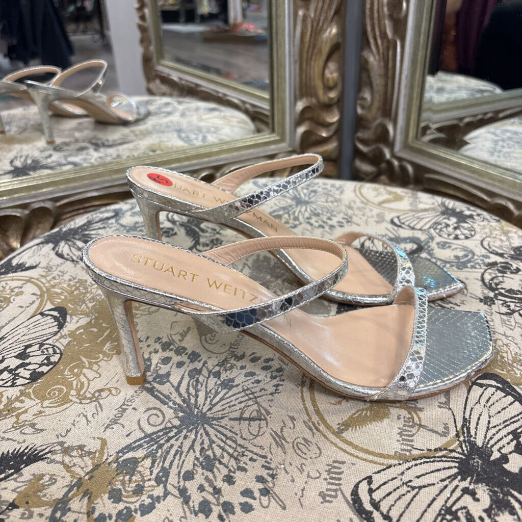 Stuart Weitzman Thin Straps Sandal Heels SHOES 8.5