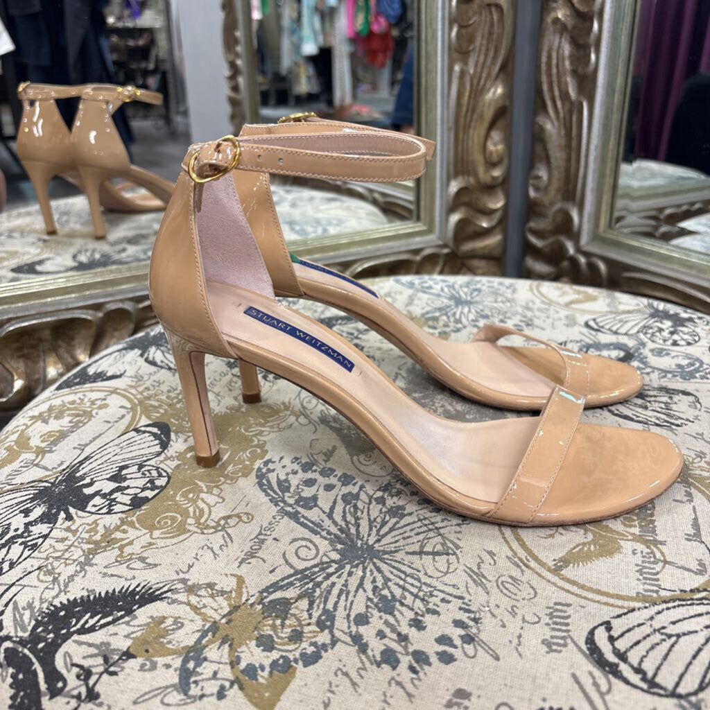 Stuart Weitzman Patent Sandals SHOES 8