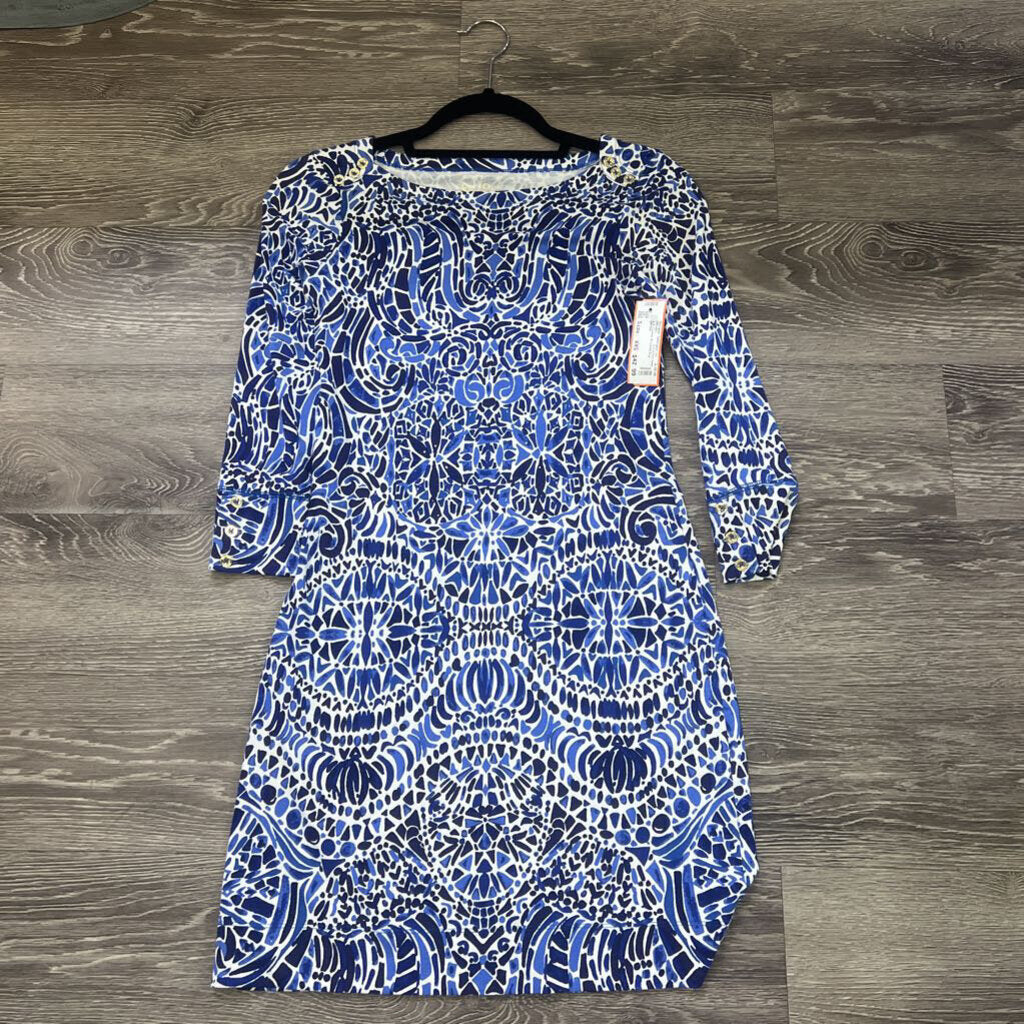Lilly Pulitzer 3/4 Sleeve Printed DRESSES XXS