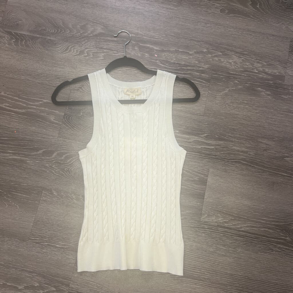 Marled NWT Knit Sleeveless SWEATERS M