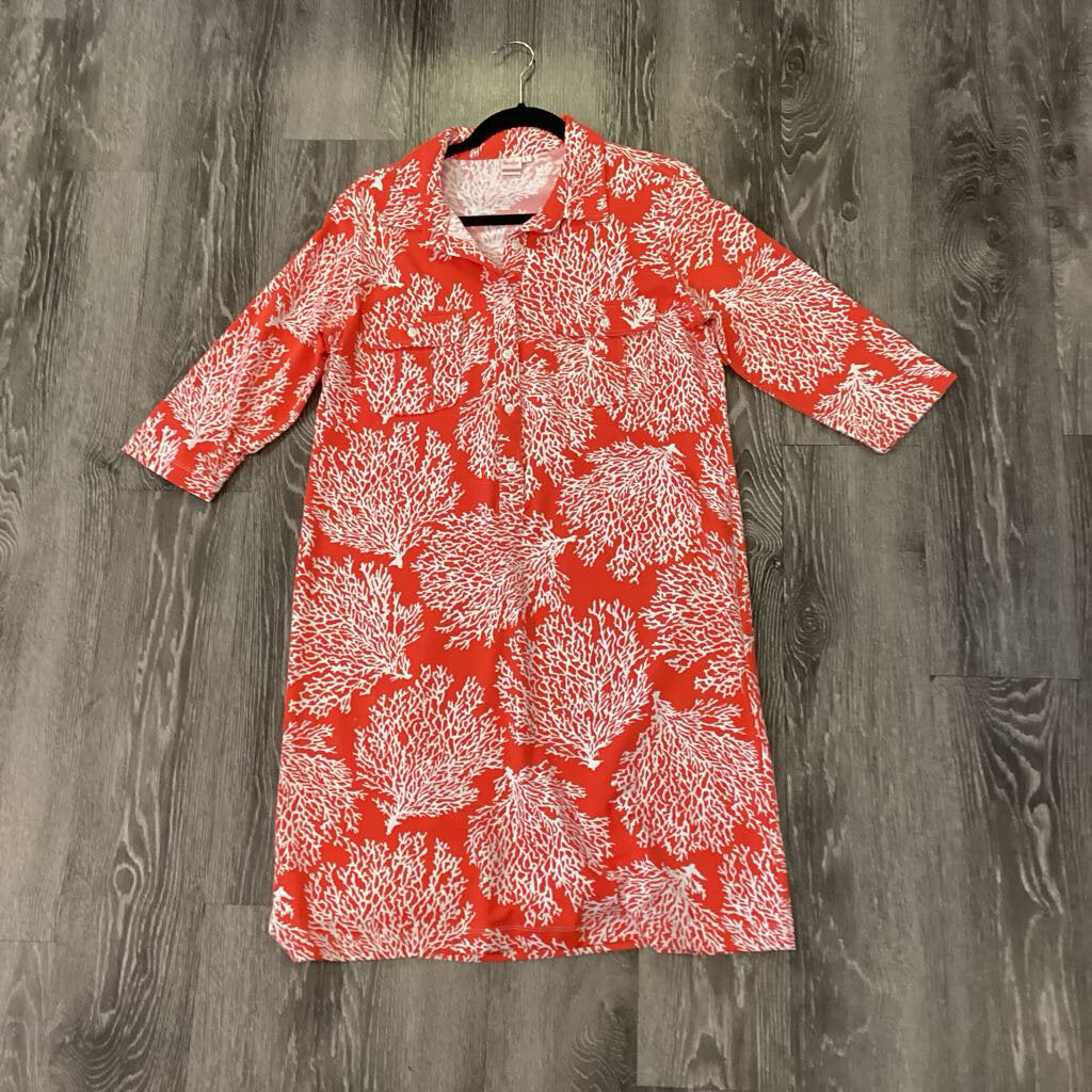 Persifor Coral Print DRESSES L