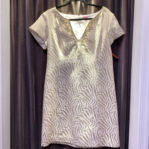Lilly Pulitzer Metallic Swirl DRESSES 14