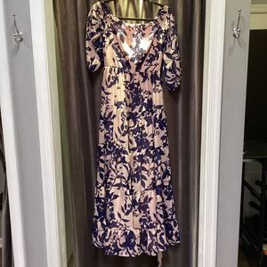 Eliza J Off Shoulder Floral Maxi DRESSES 0