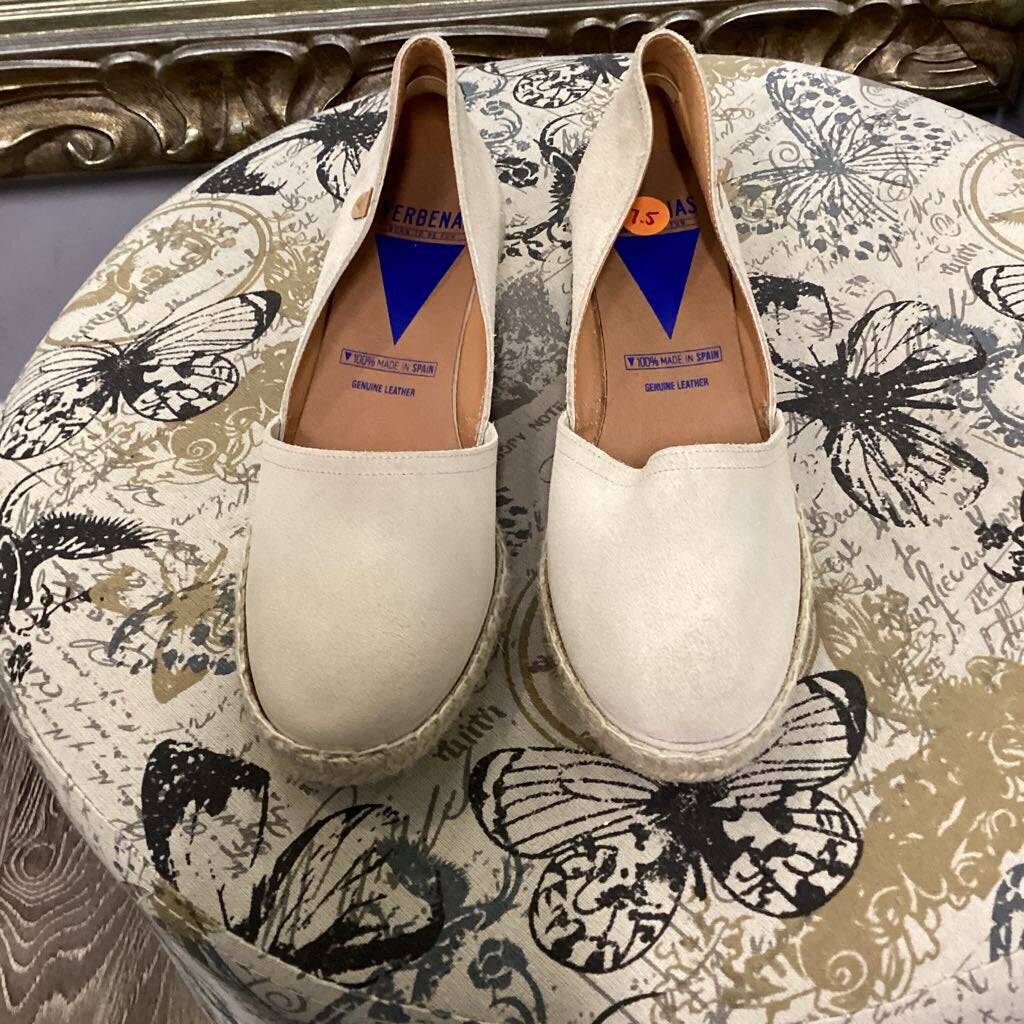 Verbenas Suede Closed Toe Espadrille SHOES 7.5