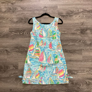 Lilly Pulitzer Sailboat Print Sleeveless DRESSES 6