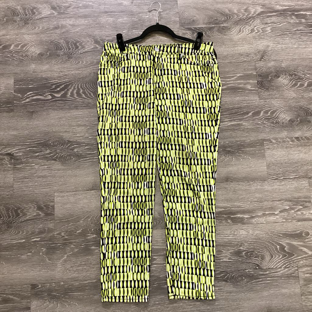Zara Patterned Geo Skinny PANTS S