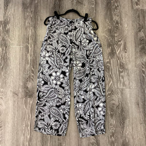 Talbots NWT Floral Wide Leg Soft PANTS S