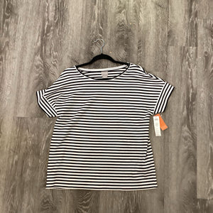 Chicos NWT Striped SS TOPS 1