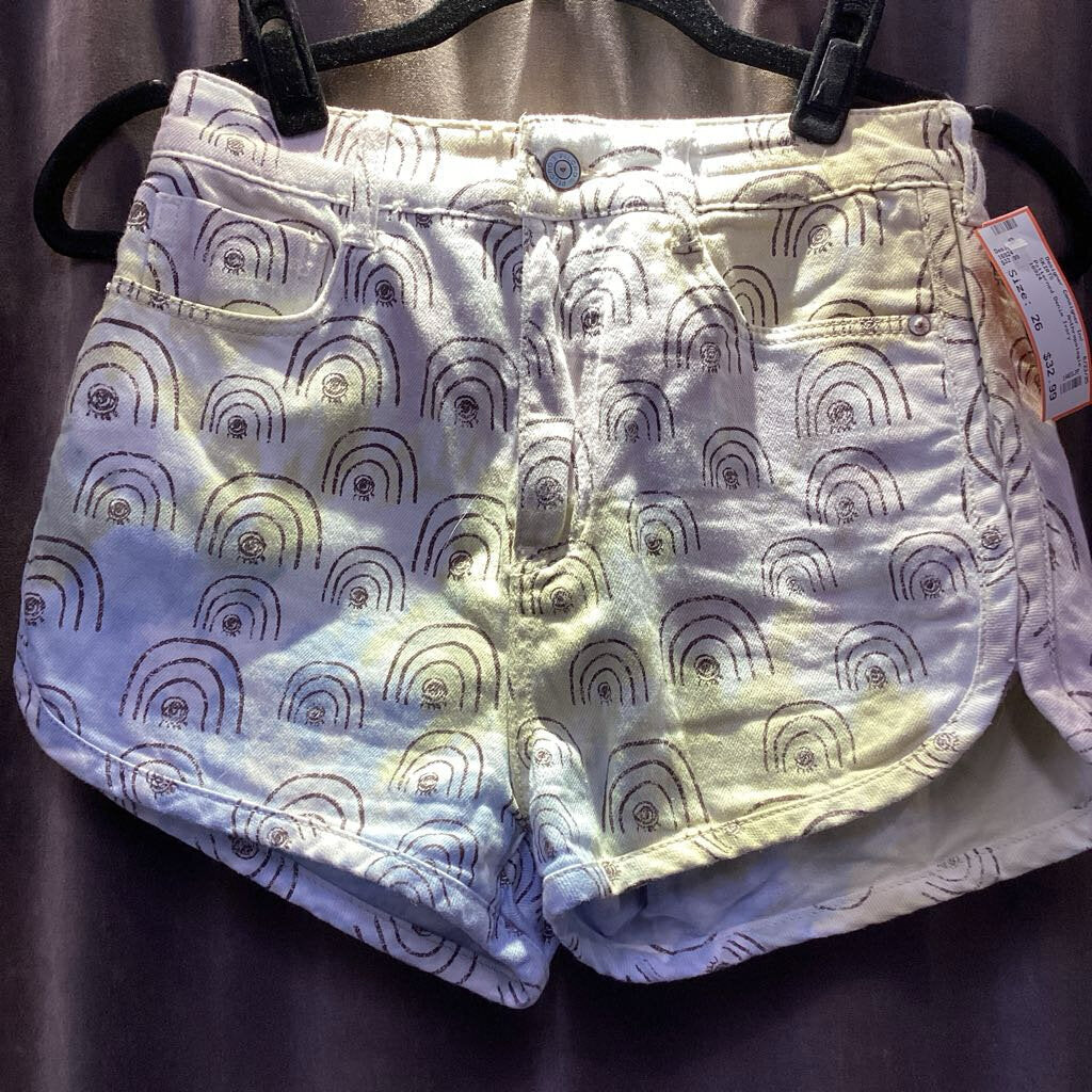 Anthropologie Patterned Denim SKIRTS 26