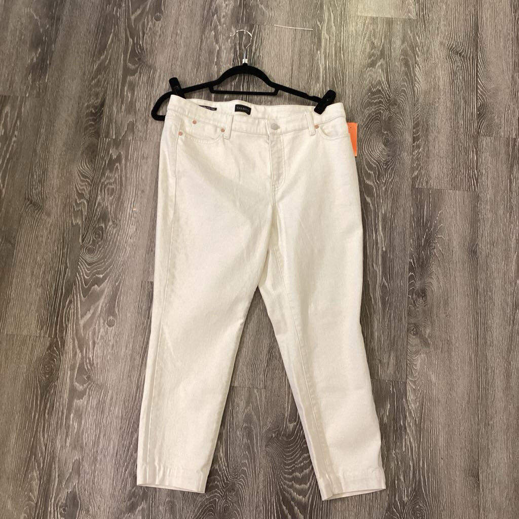 Talbots Skinny Solid Denim PANTS 14p
