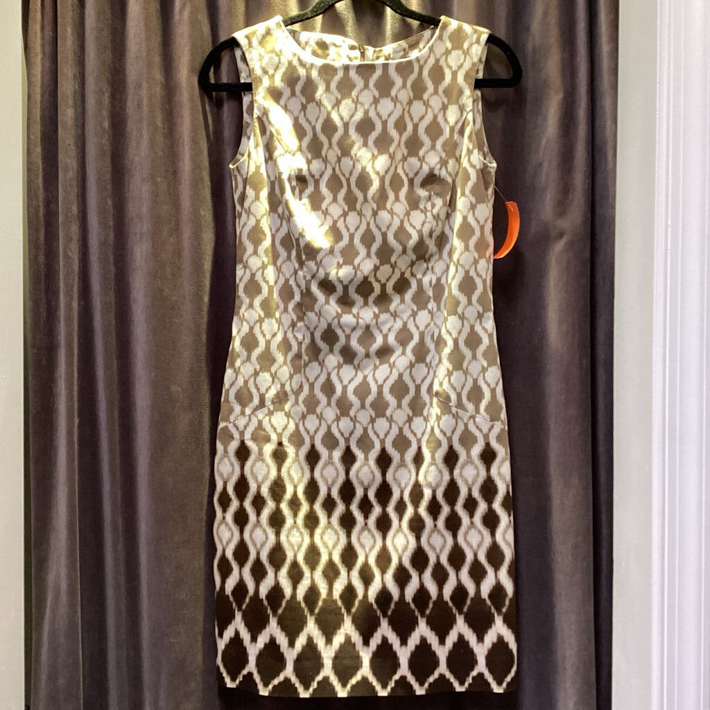 Tribal Patterned Sleeveless Sheath DRESSES 2