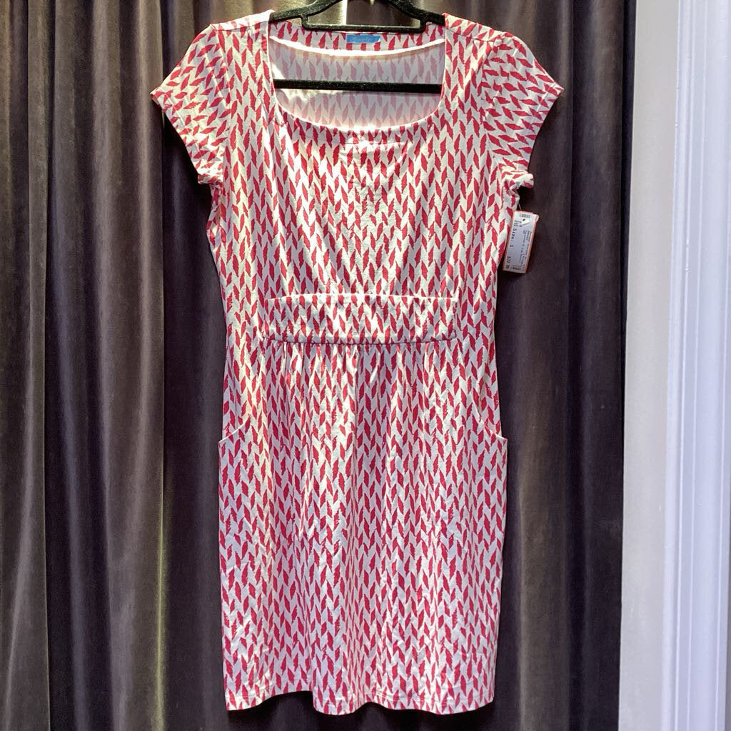 J Mclaughin Patterned SS Side Pockets DRESSES S