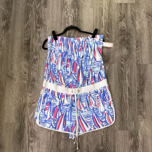 Lilly Pulitzer Terry Cloth Strapless Shorts JUMPSUITS XL