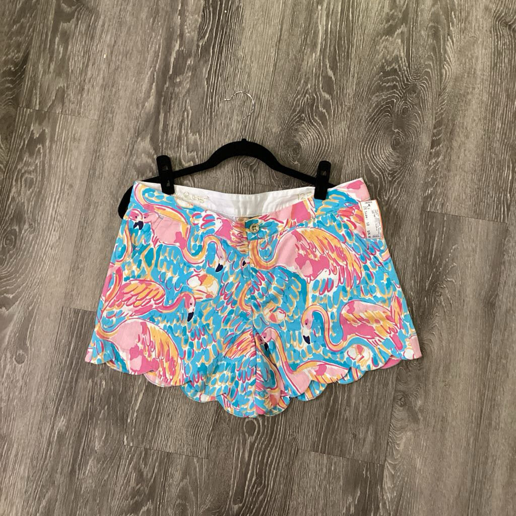 Lilly Pulitzer Flamingo Print SHORTS 12