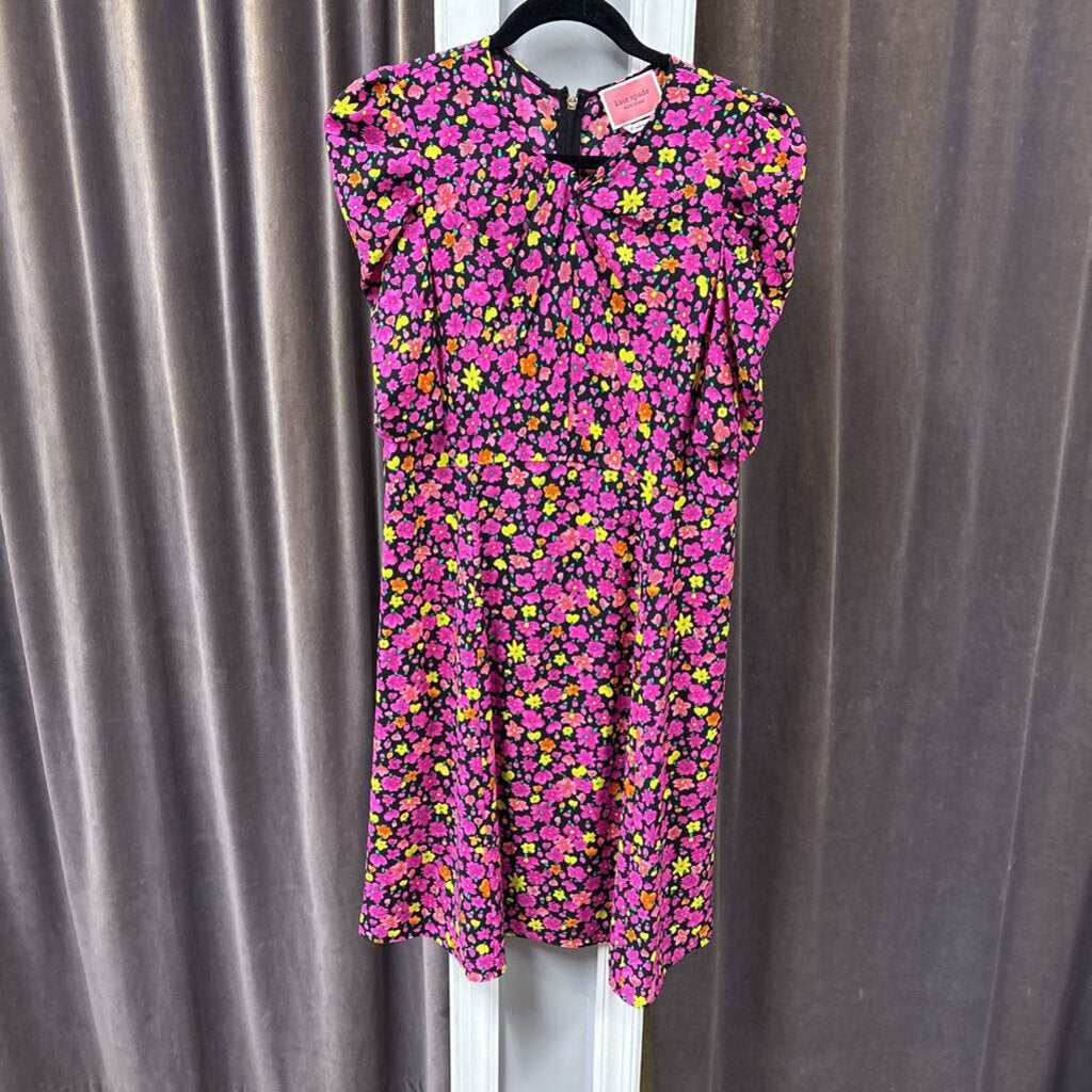 Kate Spade NWT Floral 1/2 Slv DRESSES 10