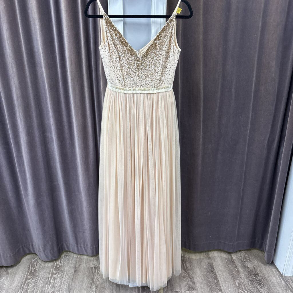 BHLDN Sequin Chiffon EVENING 0