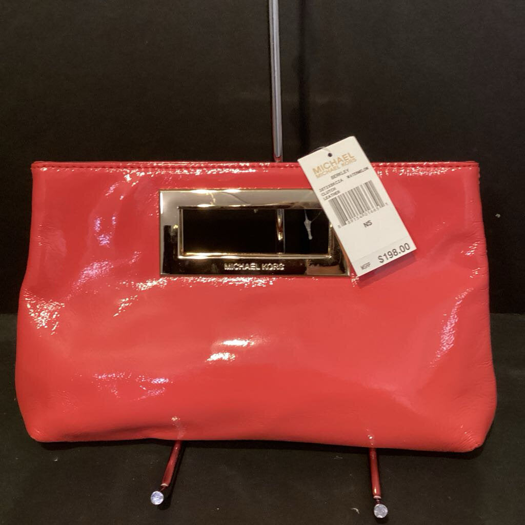 Michael Kors NWT Patent Clutch HANDBAGS S