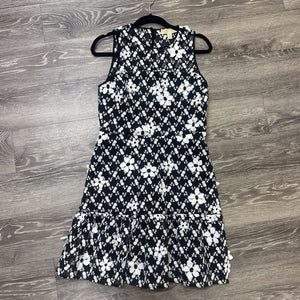 Michael Kors Flower Overlay Sleeveless DRESSES 6