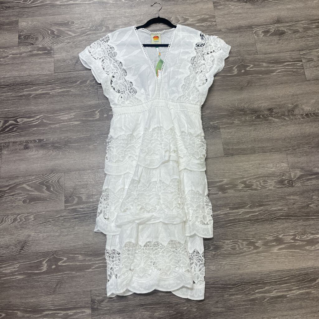 Farm Rio NWT Eyelet Ties DRESSES L