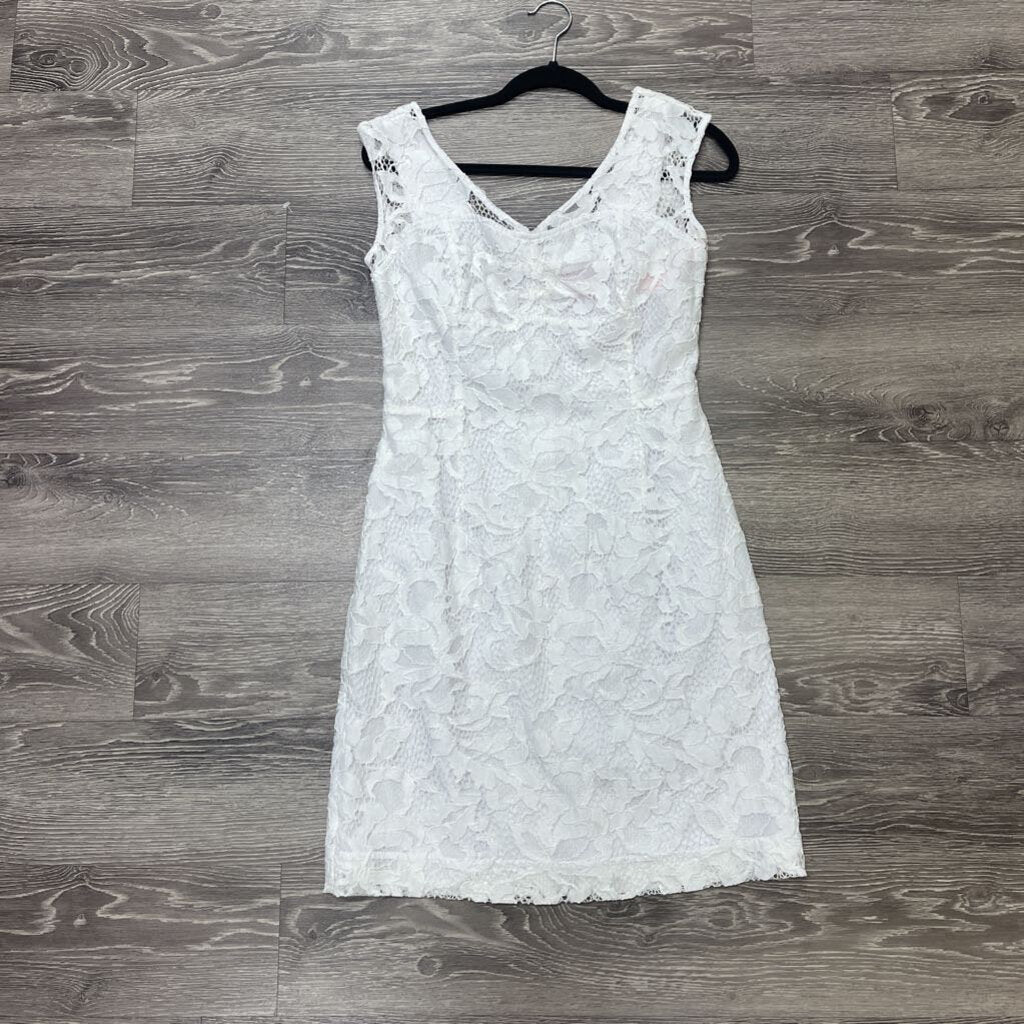 Lilly Pulitzer Lace Overlay Sleeveless DRESSES 6