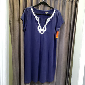 Lilly Pulitzer Embroidered Front SS DRESSES XL