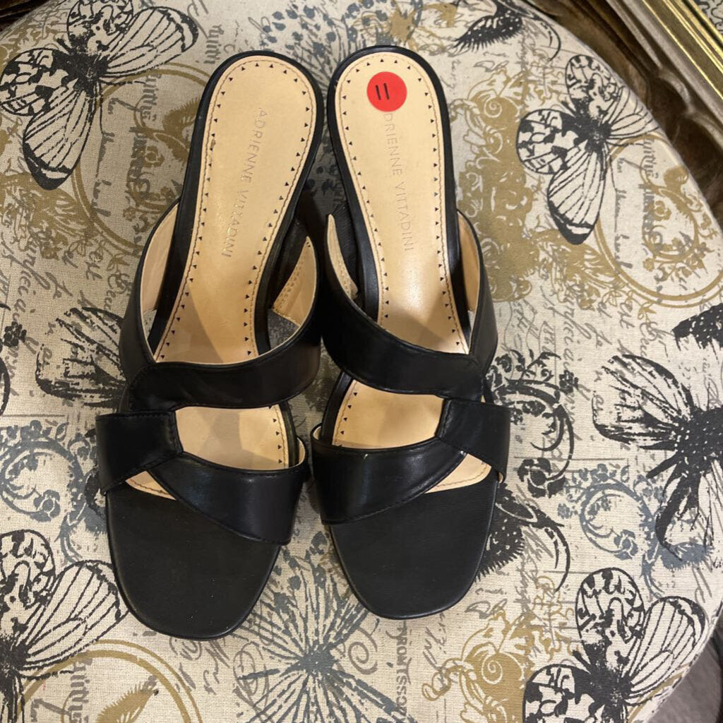 Adrian Vitadini Leather Strapy Heels SHOES 11