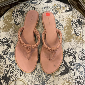 Tory Burch Braided Thong Flip Flops SHOES 11