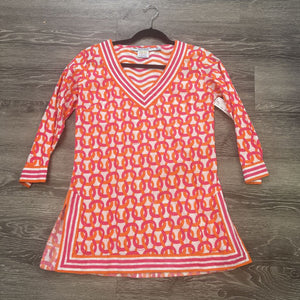 Gretchen Scott Patterned LS Tunic TOPS XS