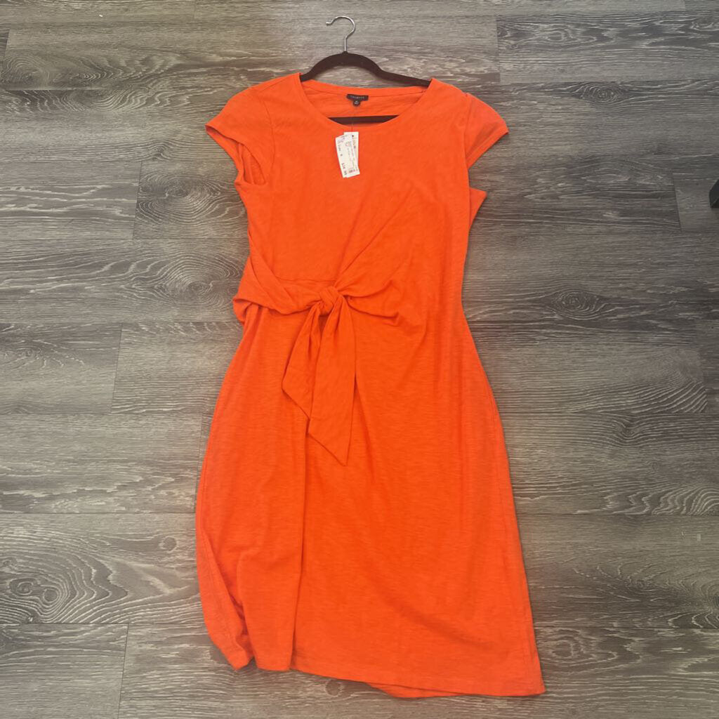 Talbots NWT SS Tee Dress w Tie Waist DRESSES M