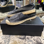 Load image into Gallery viewer, YSL Leather YSL Espadrille Flats SHOES 40
