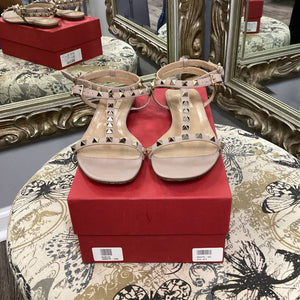 Valentino Studded Strappy Sandals Flat SHOES 40.5