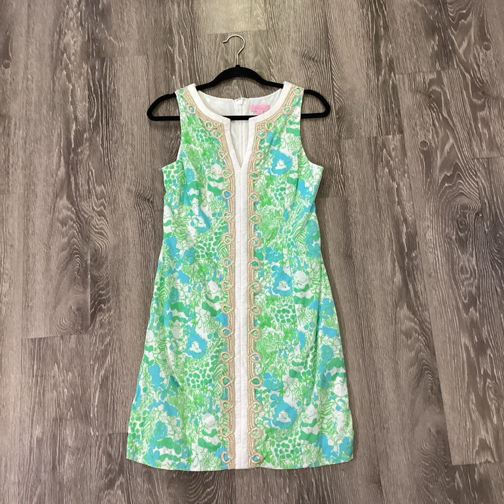 Lilly Pulitzer Embroidered Patterned Sleeveless DRESSES 4