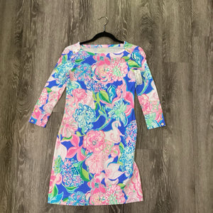 Lilly Pulitzer 3/4 Slv Floral DRESSES XXS