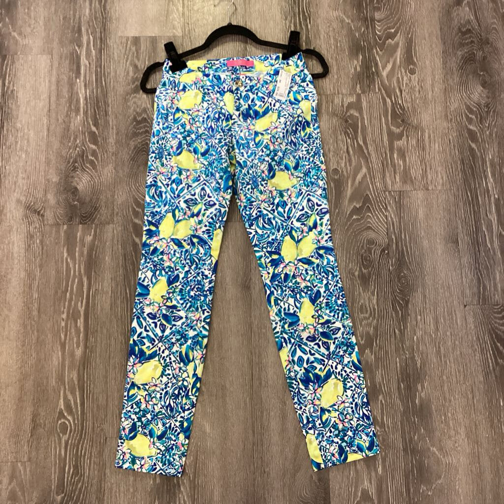 Lilly Pulitzer Lemon Print PANTS 00