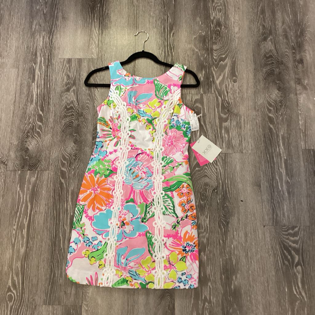 Lilly Pulitzer NWT Floral Slvlss DRESSES 2