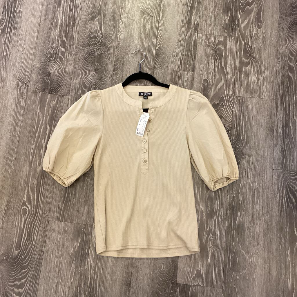 J Crew NWT Puffy Sleeve TOPS M
