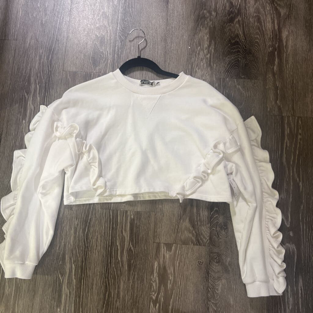Amur Ruffle Crop SWEATERS M