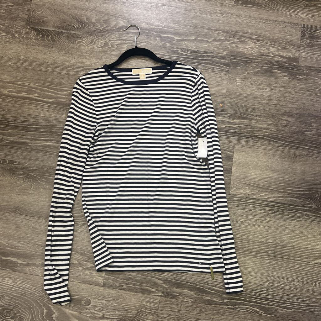 MK Striped LS TOPS S