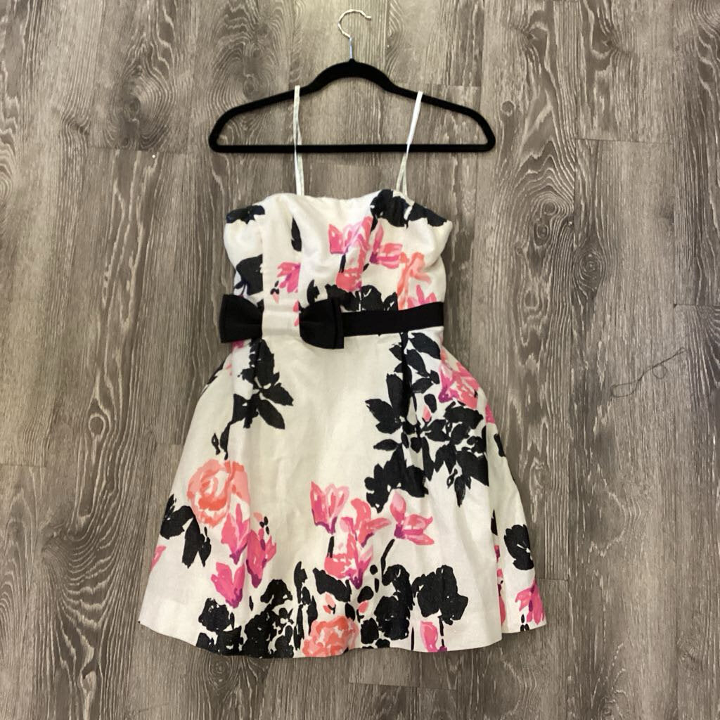 Lilly Pulitzer Floral Print Strapless w Bow DRESSES 0