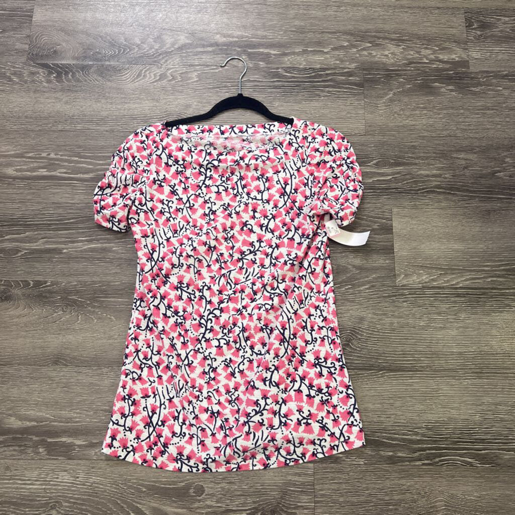 Lilly Pulitzer Patterned Crew Neck SS Tee TOPS M