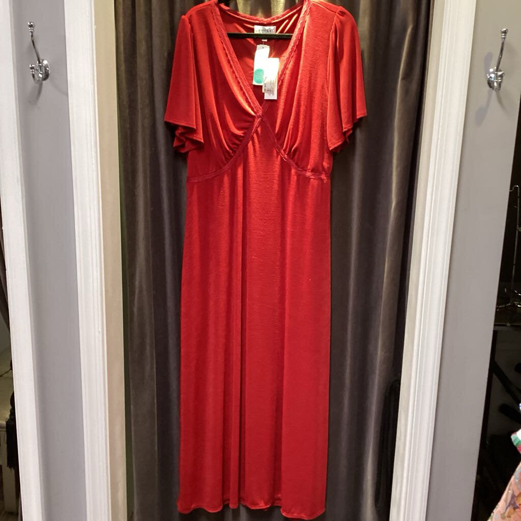 gili NWT Lace Vneck maxi UNCATEGORIZED 2x