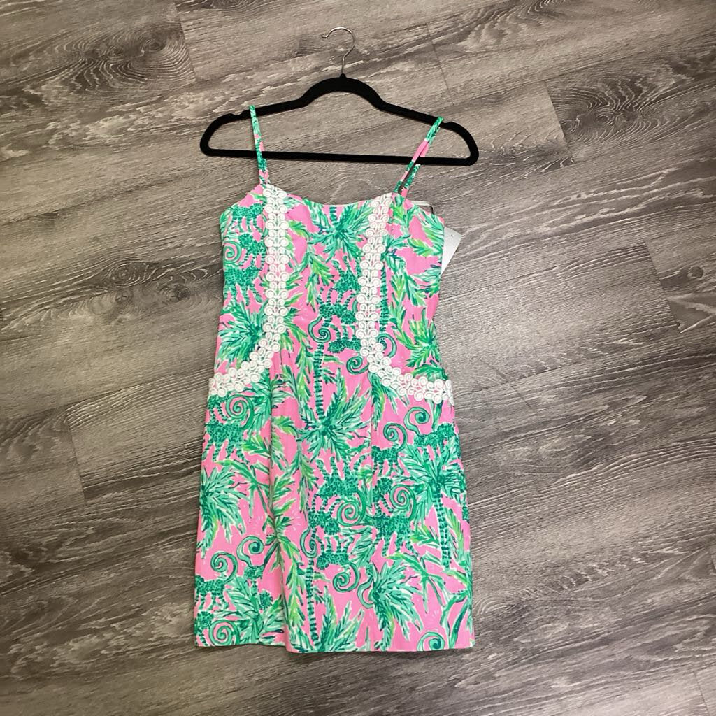 Lilly Pulitzer NWT Patterned Spag Strap w Pockets DRESSES 00