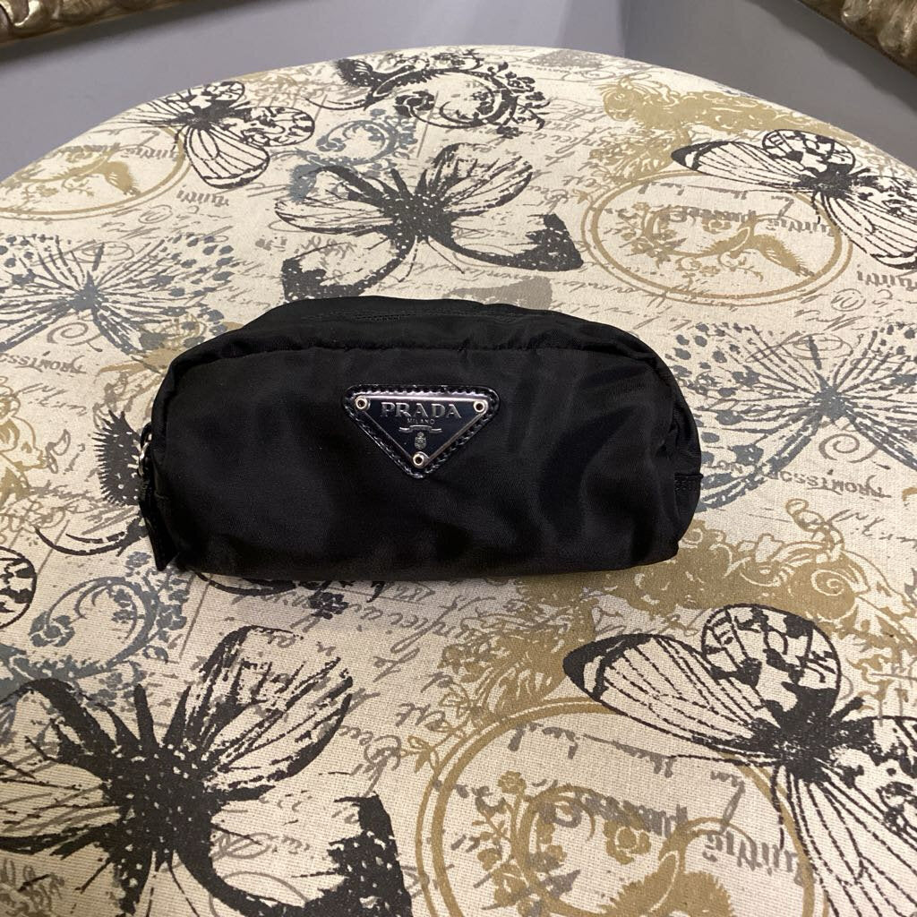 Prada Nylon Zip Pouch ACCESSORIES S