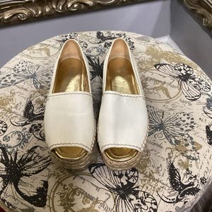 Prada Leather Chunky Espadrilles SHOES 37