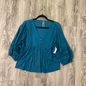 Anthropologie 3/4 Sleeve 3 Button TOPS XS