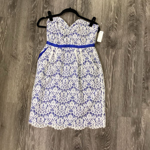 Shoshanna Lace Overlap Strp DRESSES 4