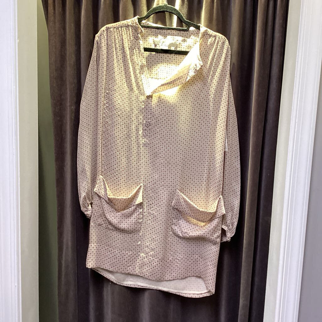 Stella McCartney Flowers Pocket Button Up DRESSES L