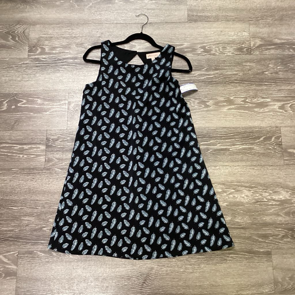 Philosophy Leaf Print Sleeveless DRESSES S